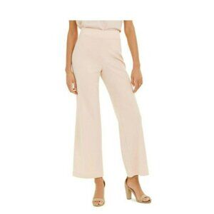 NWT Nine West Womens Pale Blush Wide-Leg Elastic Waist Pants XL $79
